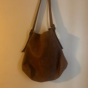 Elegant Brown oversized Shoulder Bag